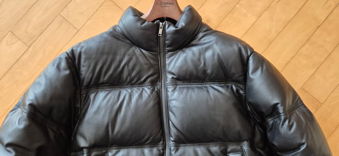 무신사 스탠다드 프리미엄 램스킨 패딩 블랙 XL 상품이미지3