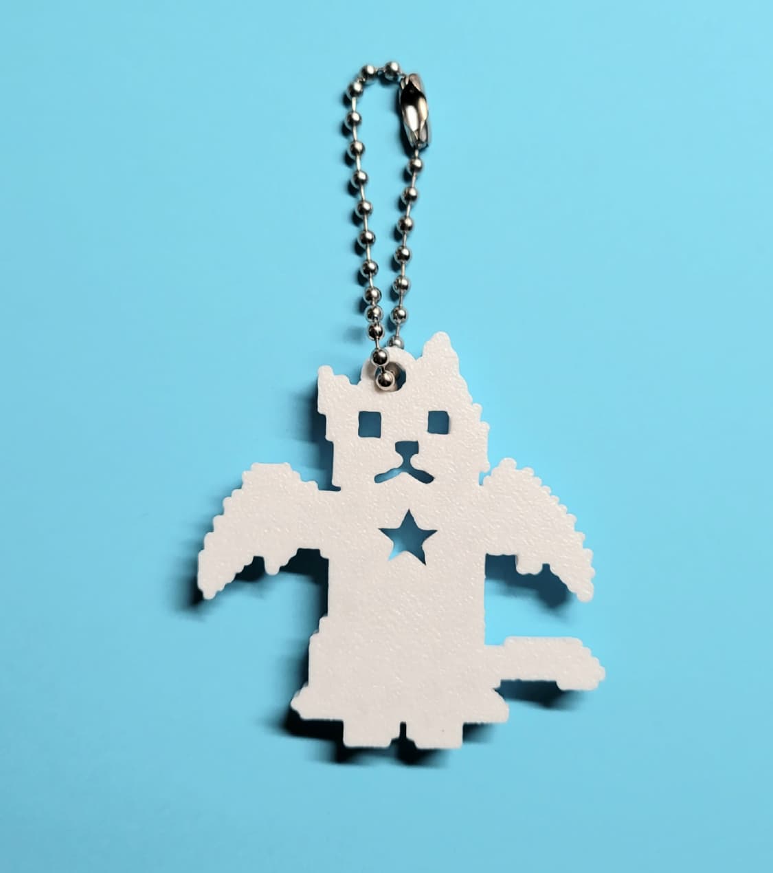 8비트 고양이 악마 할로윈 키링 키체인 상품이미지2