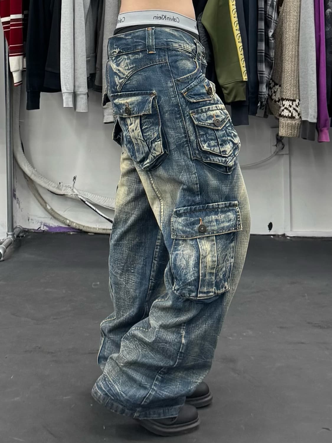 VTG 그런지 멀티포켓 데님팬츠 상품이미지2