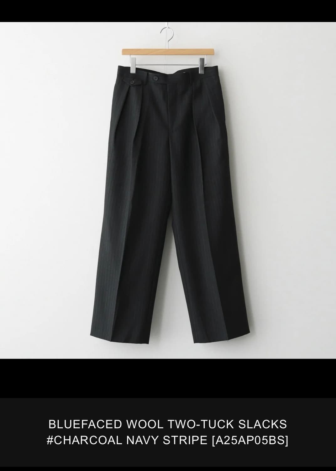 Auralee 25 aw wide stripe slacks 상품이미지3