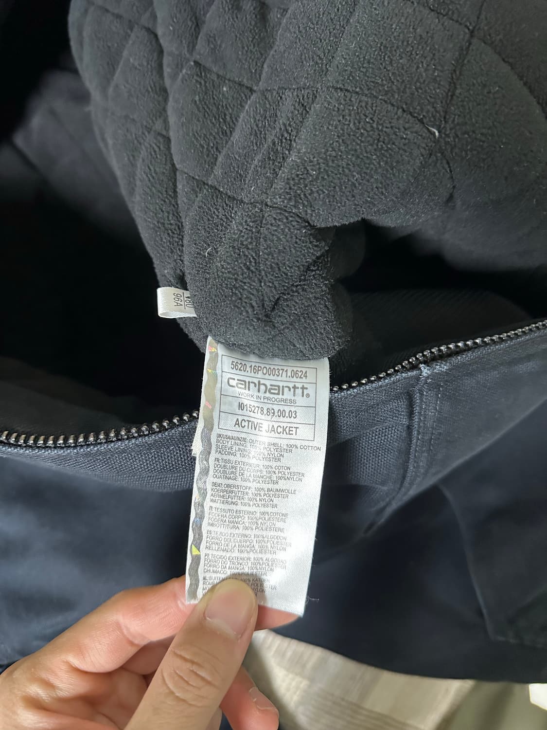 칼하트 액티브 j140 자켓 블랙 L(빈티지x) 상품이미지3