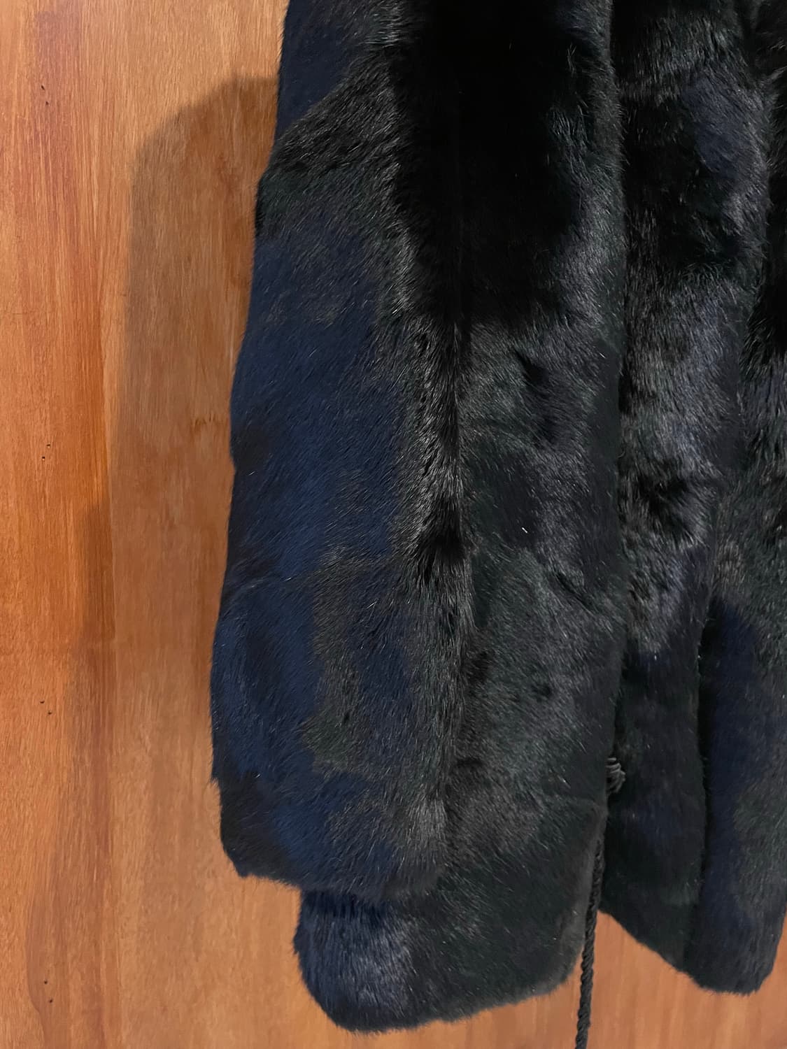 Black rabbit fur jacket 상품이미지6
