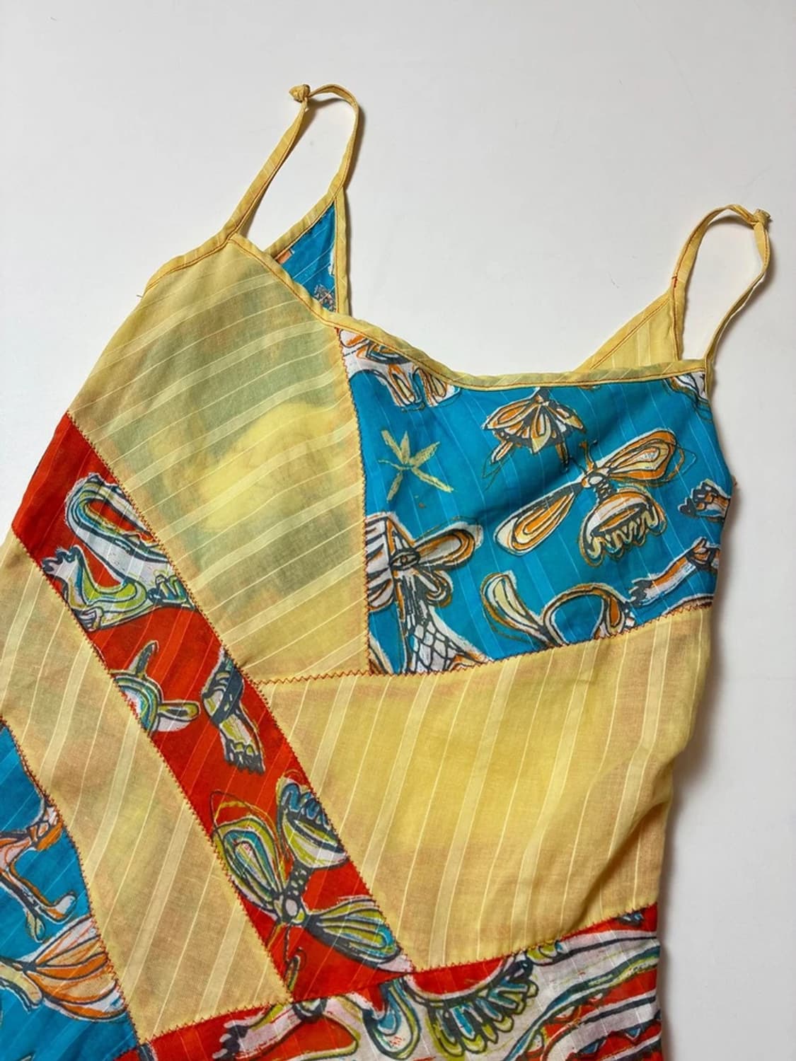 디젤 DIESEL 00's 배색 슬리브 리스 PN9040 상품이미지2