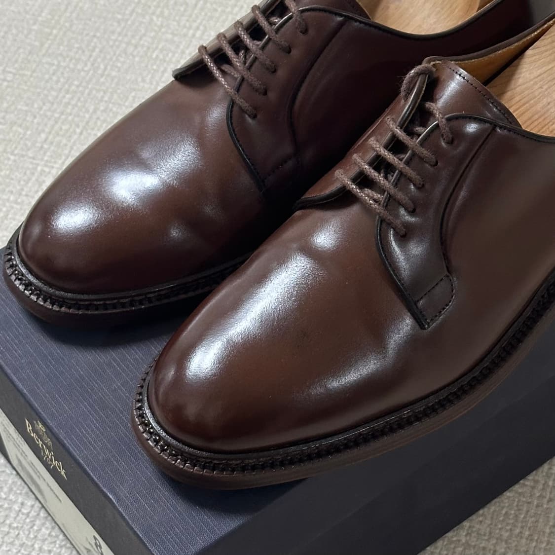 버윅 5341 코도반 더비슈즈 (미디엄 브라운) UK 8 상품이미지3