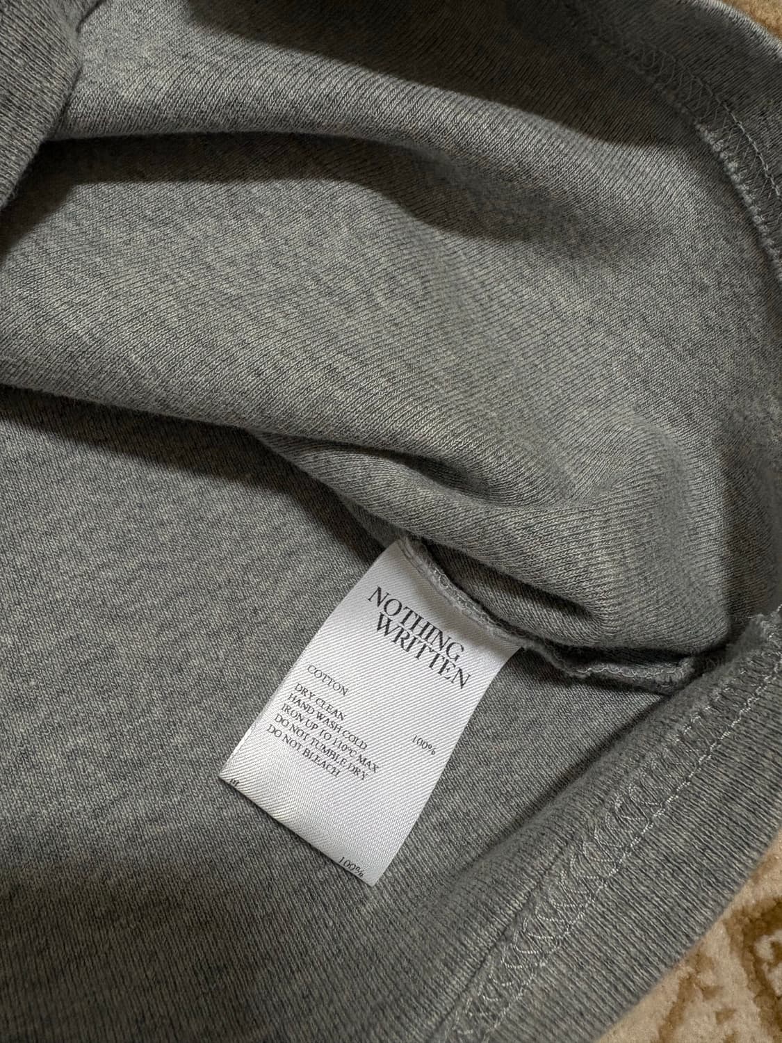 낫띵리튼 nothing written 90s 브이넥 티셔츠  상품이미지7