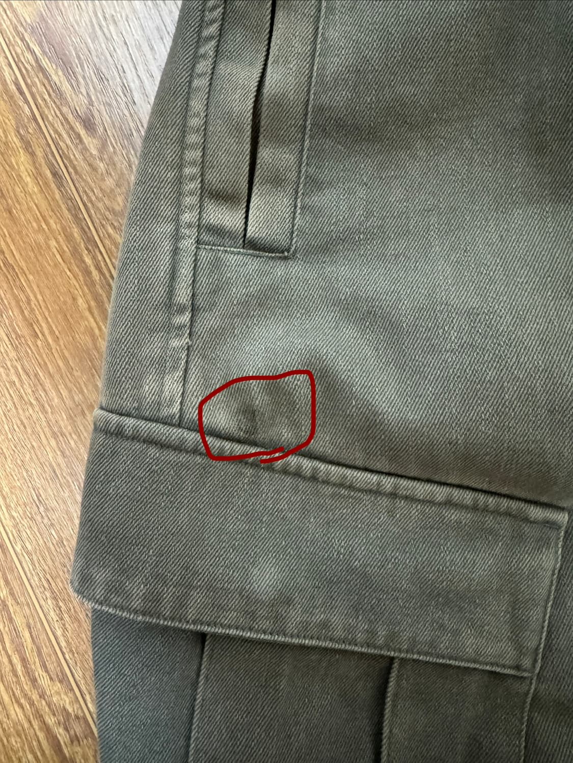 해칭룸 밀팬츠 올리브 2사이즈 상품이미지4