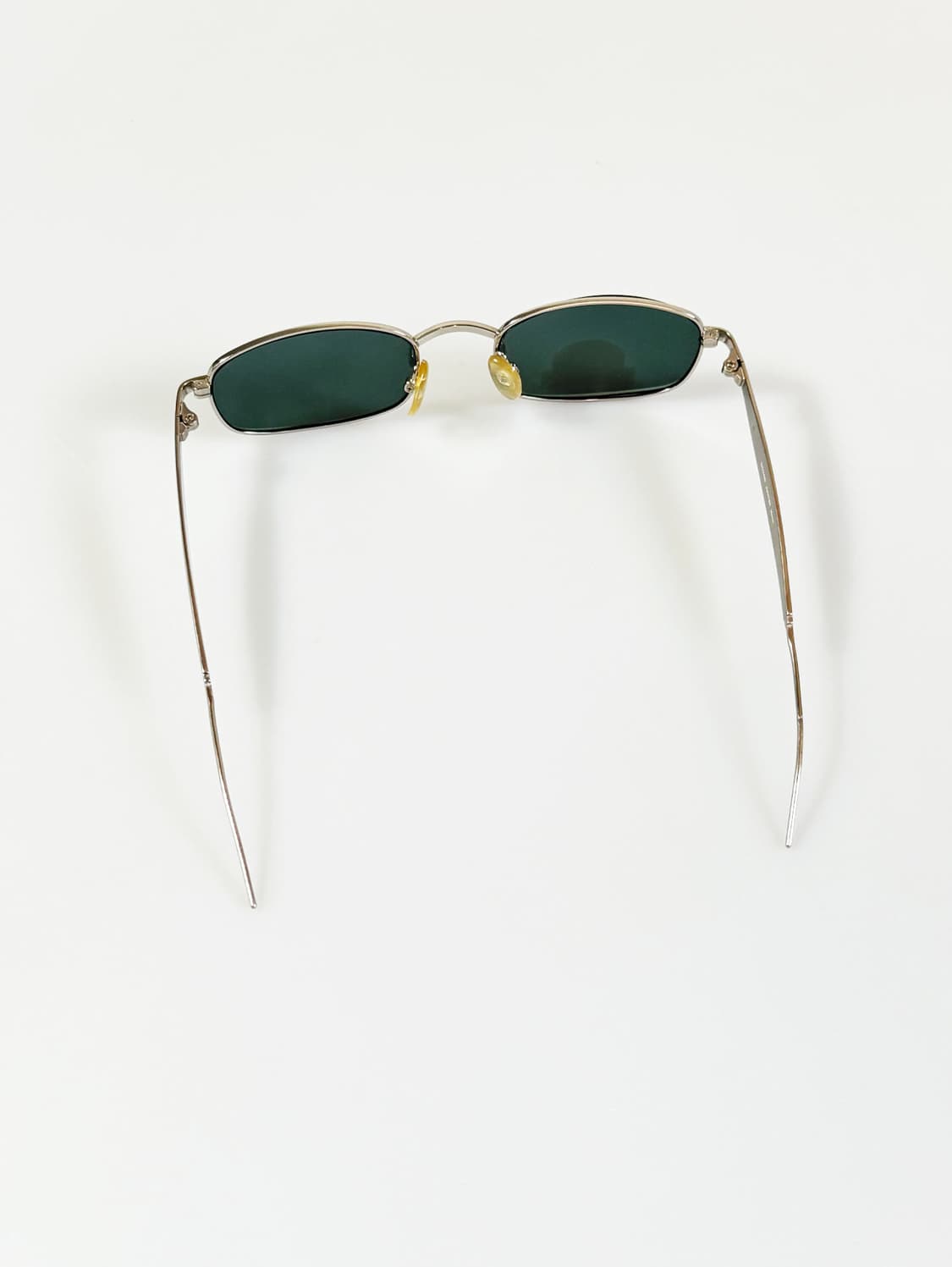 GIOVANNI JUNTINI 실버 슬림 스퀘어 빈티지 선글라스 상품이미지5