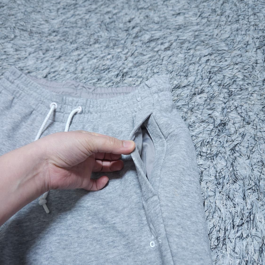 아디다스) M 남자 기모조거팬츠 트레이닝바지 / 왕눈이샵 상품이미지3