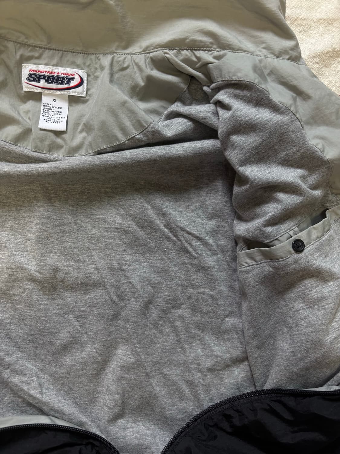 Vintage Roundtree & Yorke 나일론 바람막이 자켓  상품이미지4