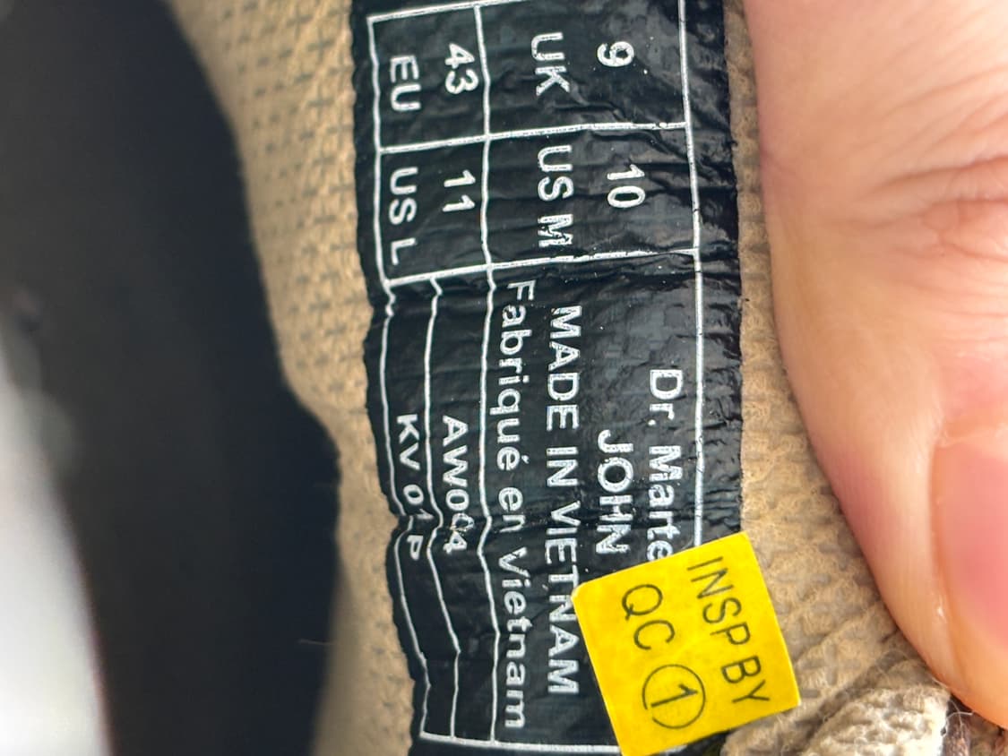 Dr. Martens JOHN 브라운 레더 더비 UK9 (280) 상품이미지7