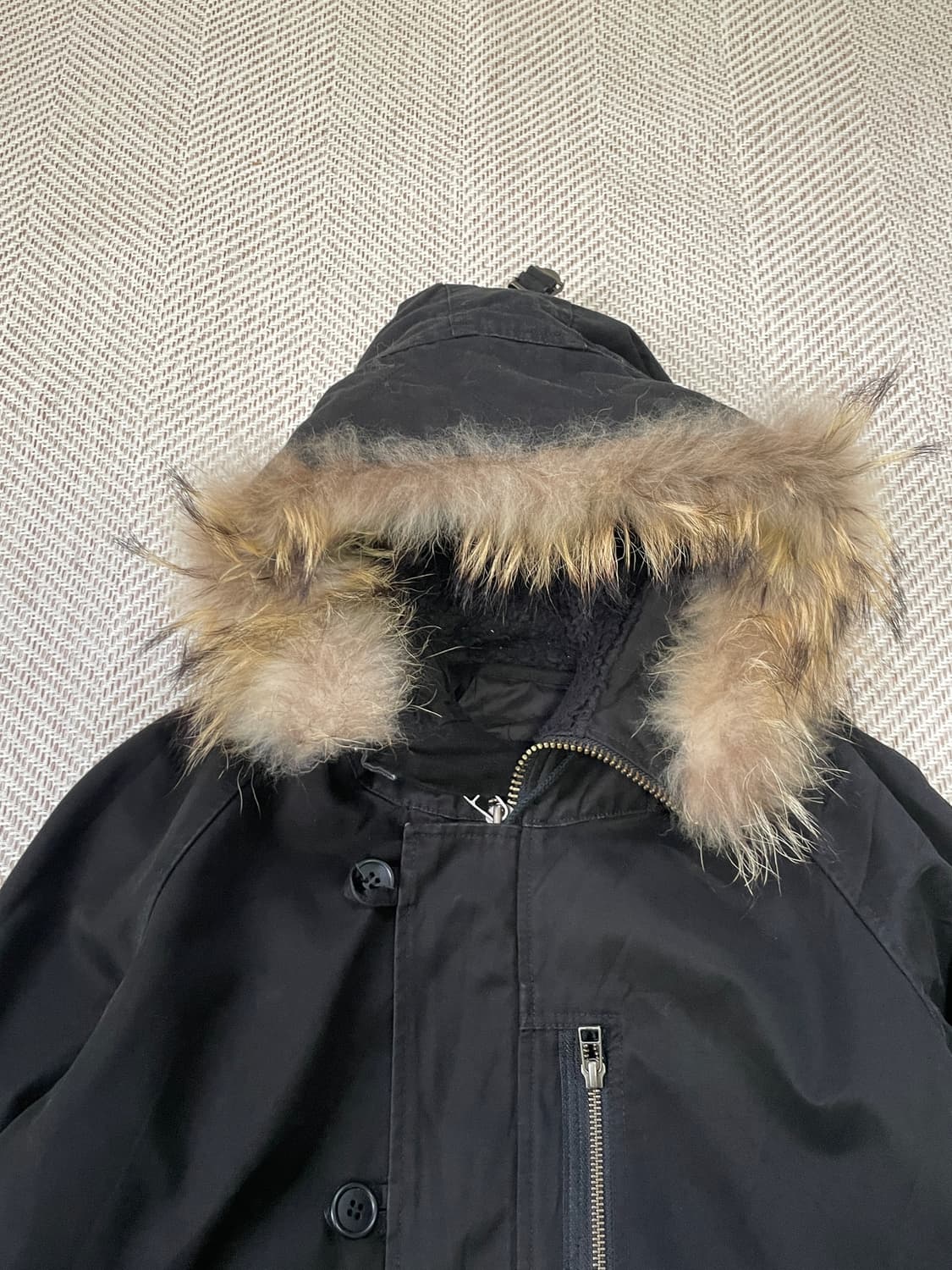 빔즈 퍼 트리밍 후드 다운 파카 J03597 상품이미지4