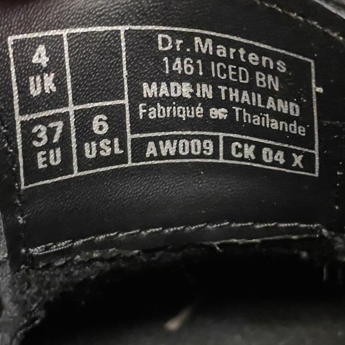 닥터마틴 (우먼) 1461 아이스드 레더 3홀 슈즈 상품이미지6