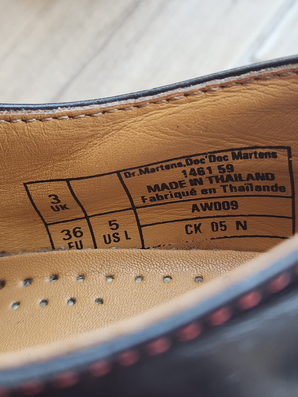 닥터마틴 1461 레드 스티치 (230) 상품이미지9