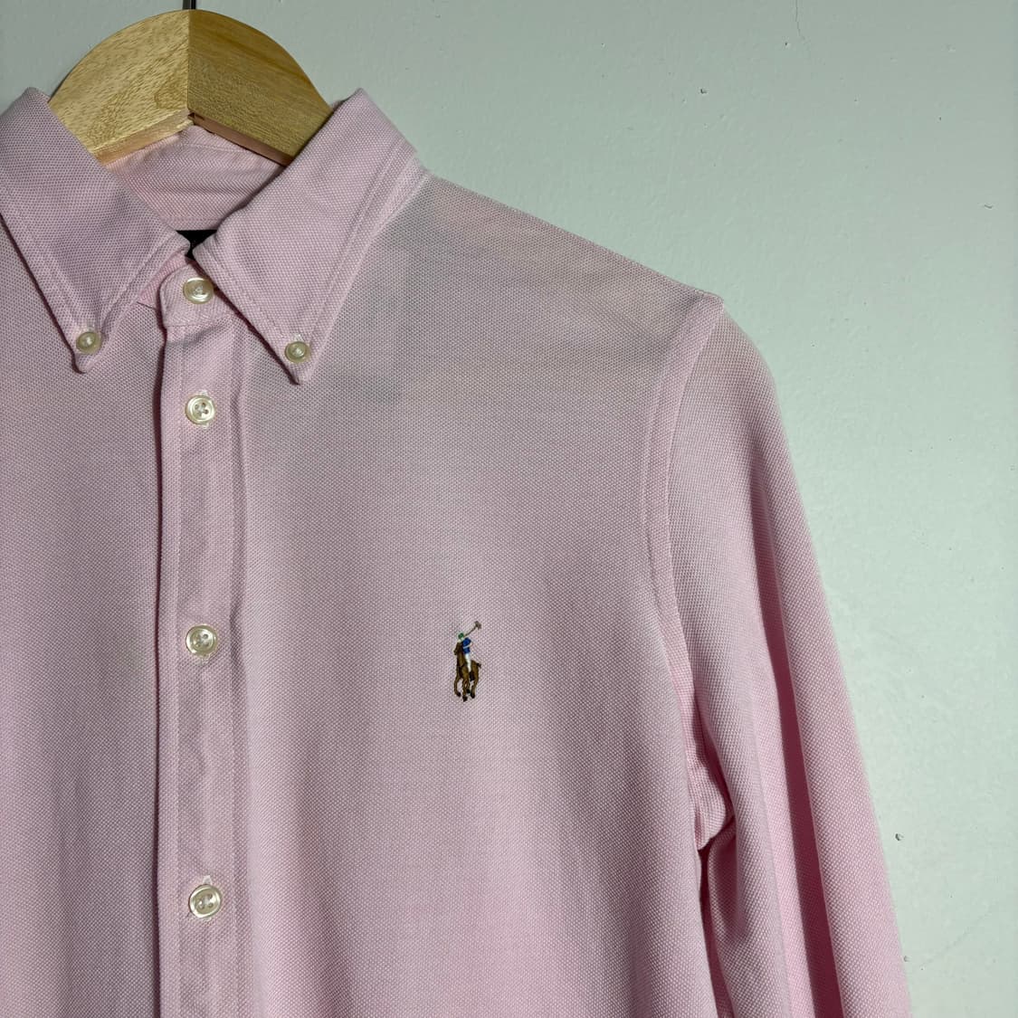 폴로 랄프로렌 핑크 버튼다운 코튼 셔츠 (무료배송) 상품이미지2