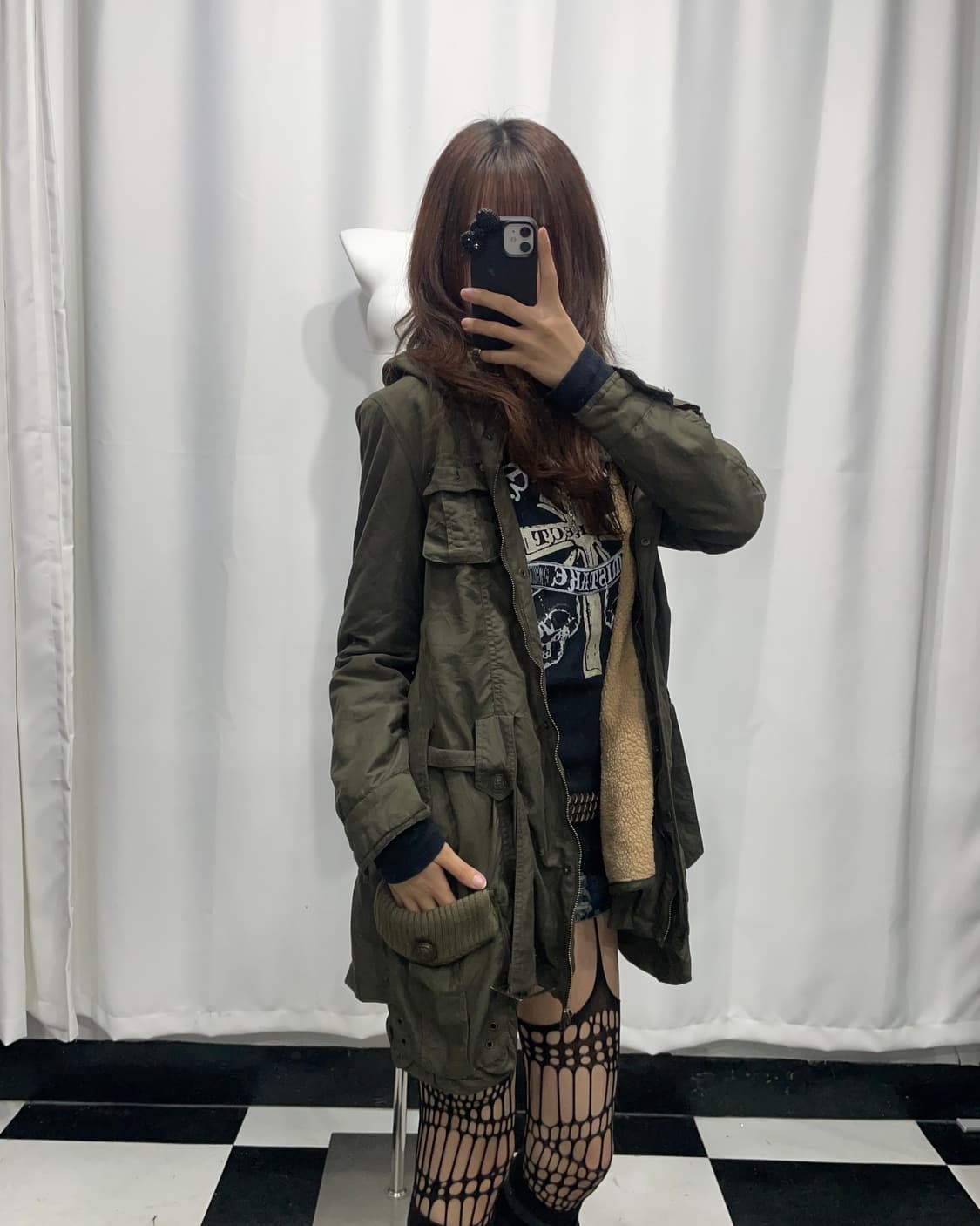 🎸카키 포켓 디테일 롱 자켓🎸 상품이미지5