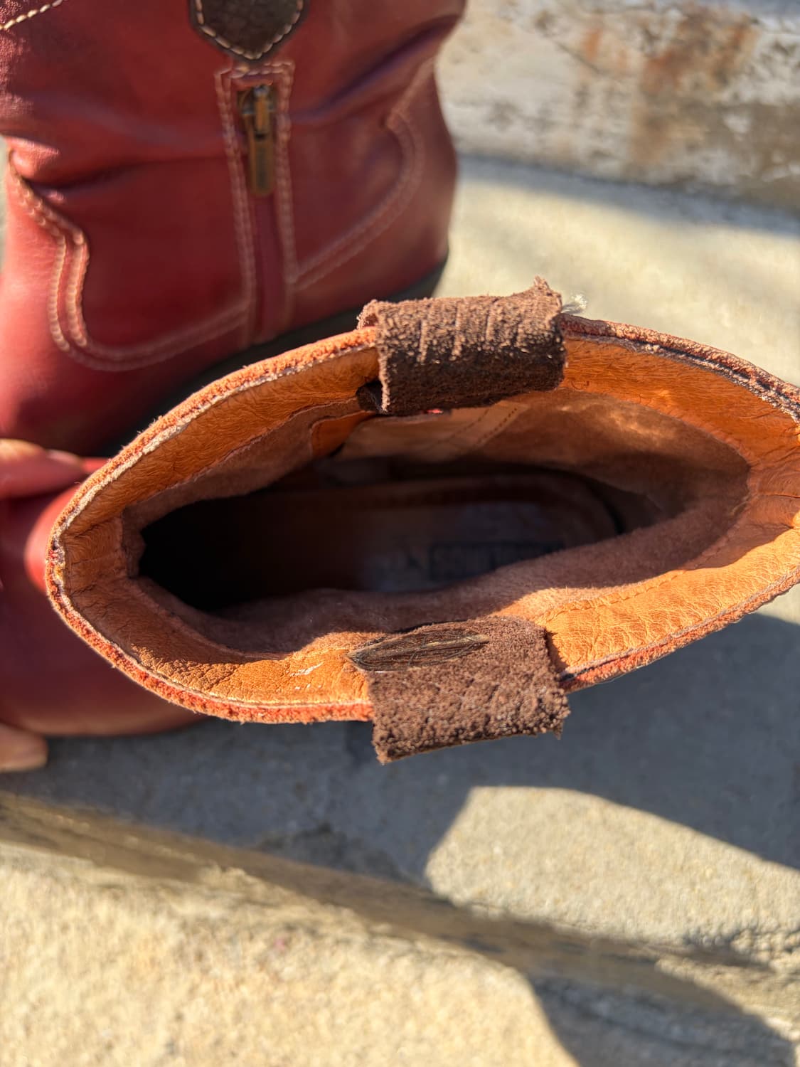 Pikolinos 레드 빈티지 힐 앵클 부츠  상품이미지5