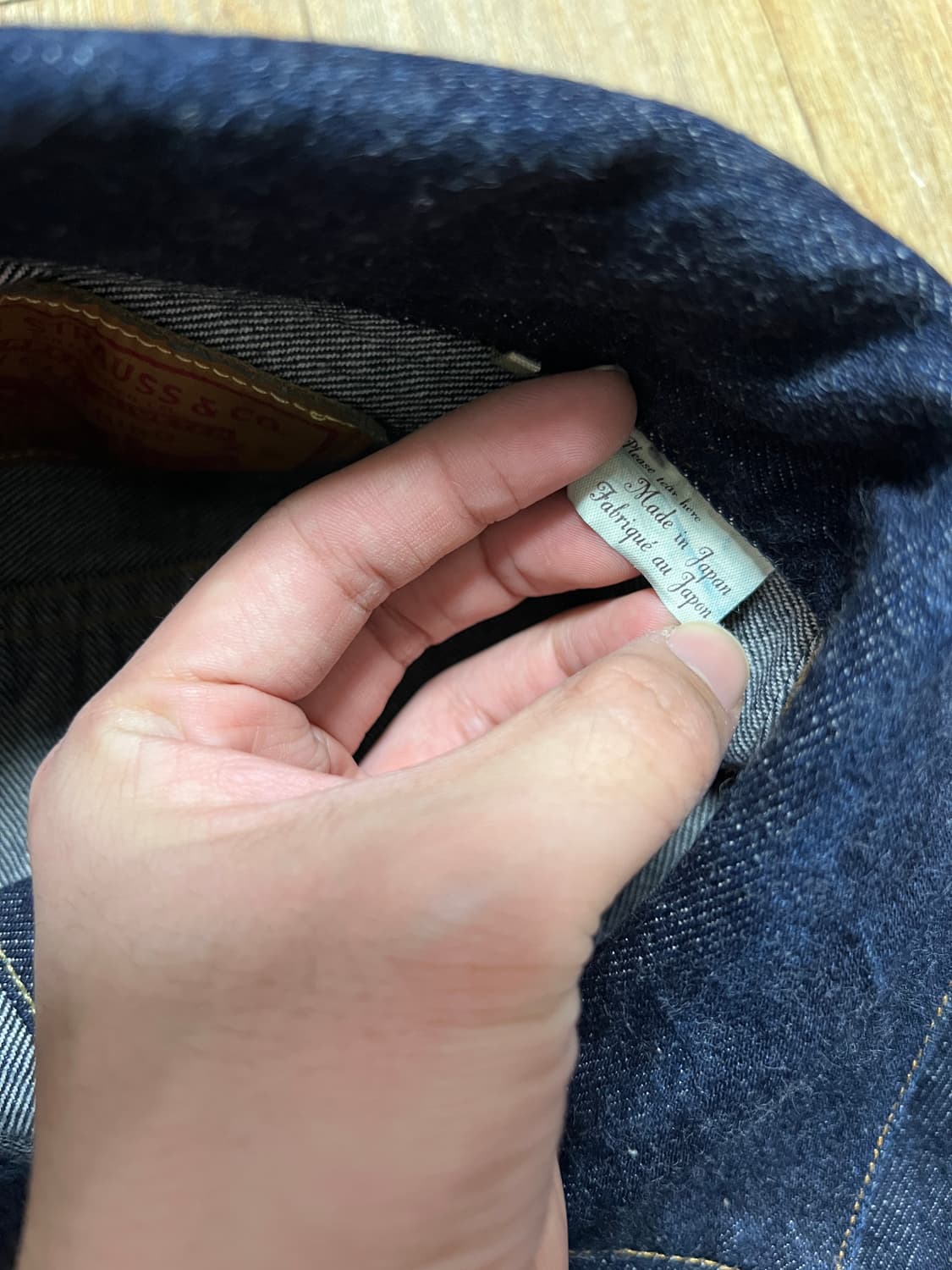 택포26) LVC 507xx 셀비지 데님자켓 리지드 2세대 타입2 40 상품이미지3