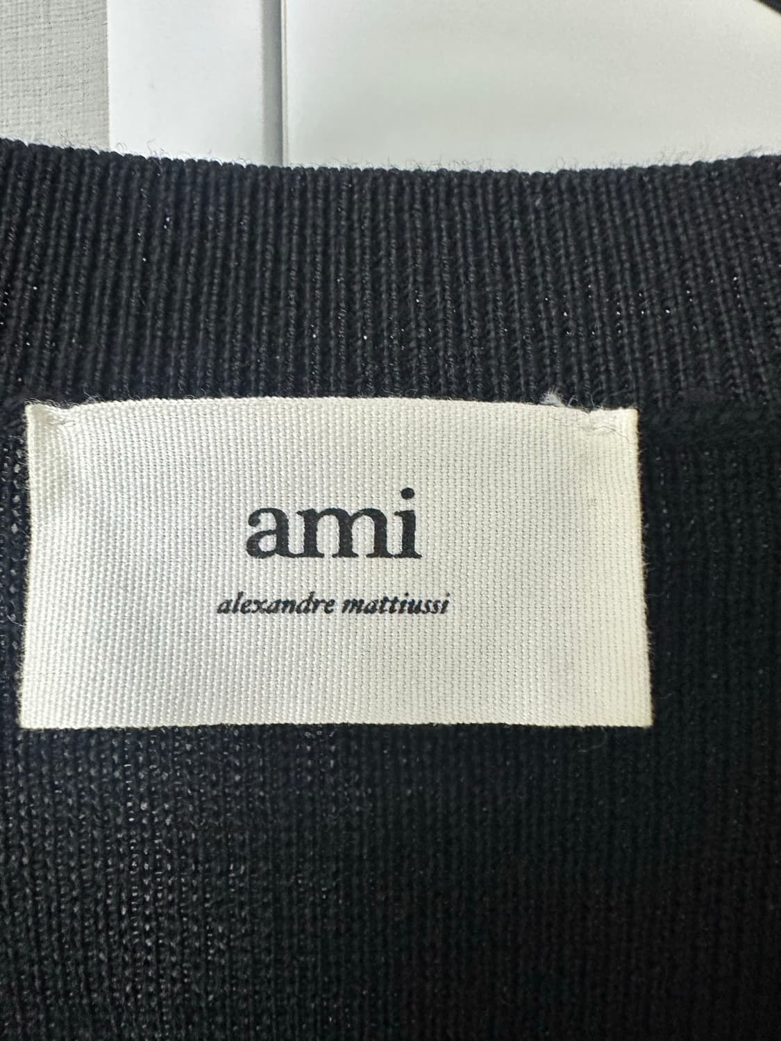 아미 가디건 블랙 L(100) 상품이미지5