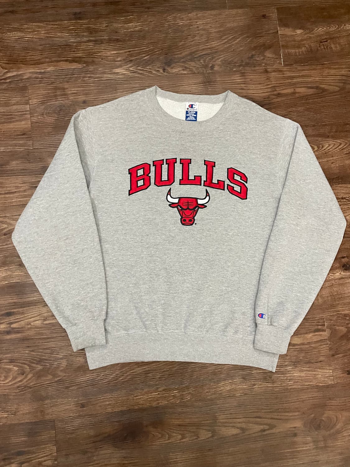 90s 챔피온 시카고불스 스웻셔츠 맨투맨 그레이 상품이미지1