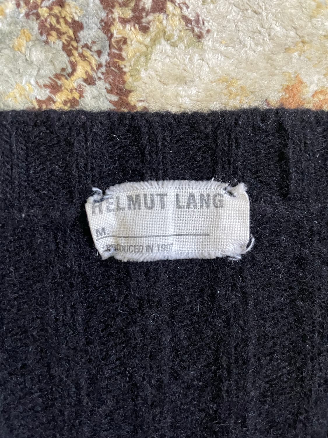 헬무트랭 1997 아카이브 밀리터리 립 스웨터 상품이미지3