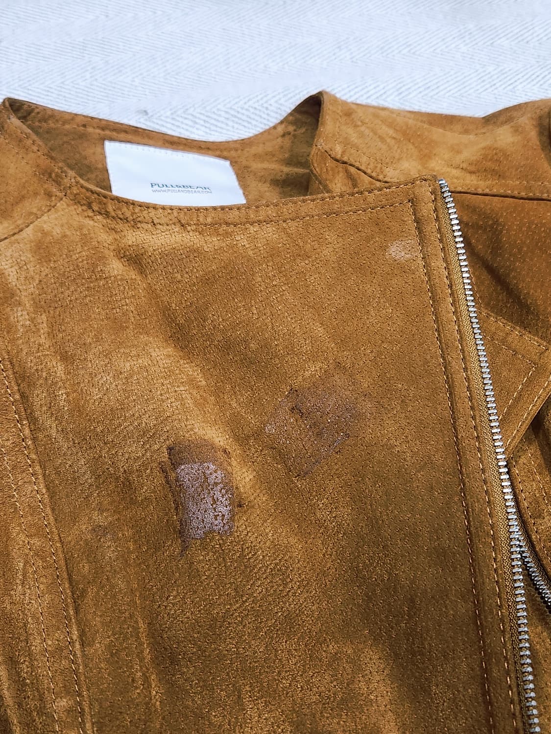 [M] 풀앤베어 스웨이드 프린지 자켓 M사이즈 상품이미지9