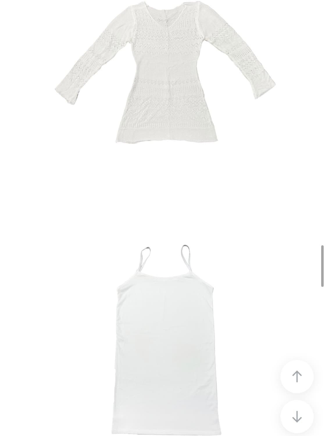 V넥 니트 원피스 상품이미지5