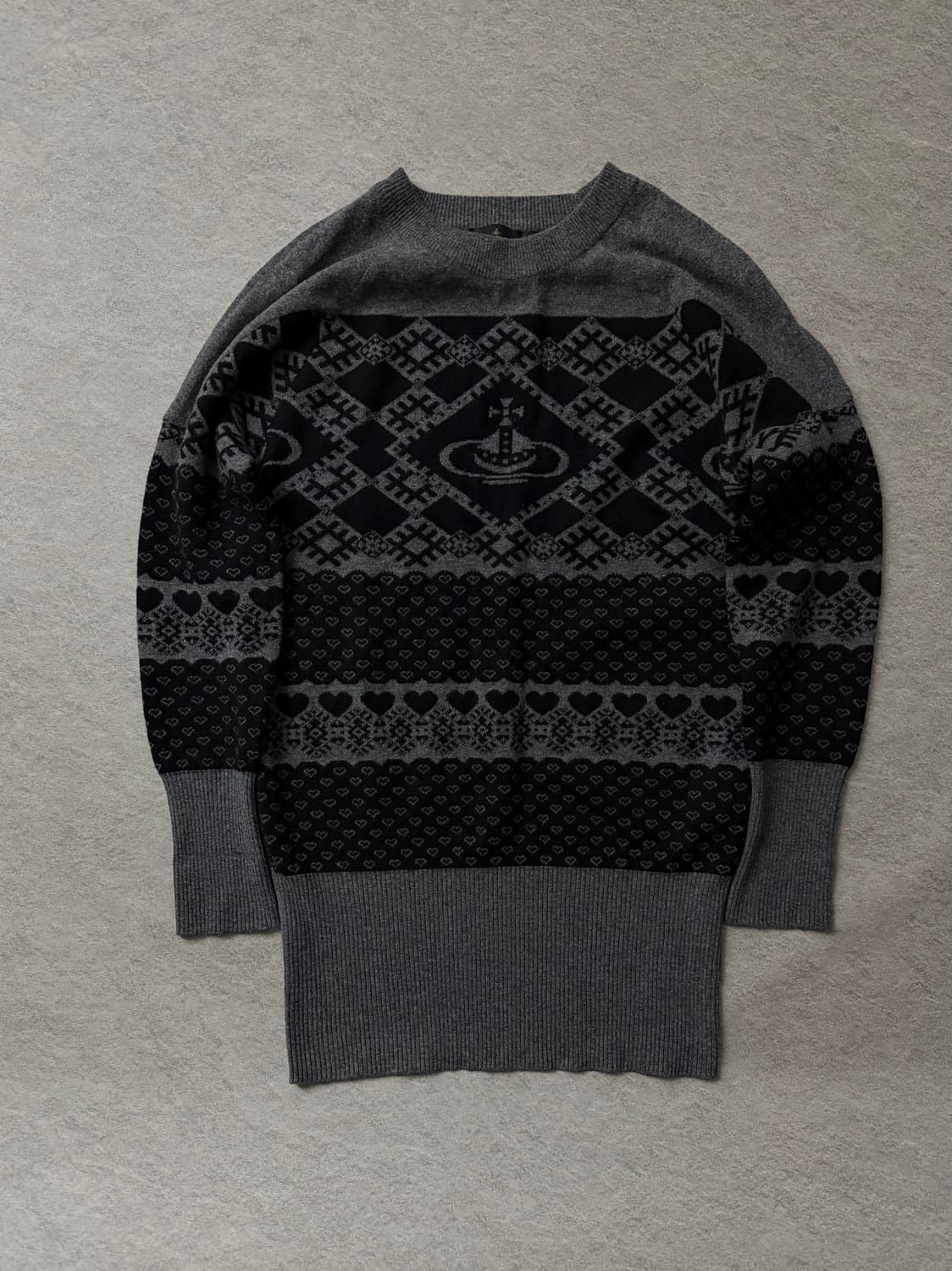 비비안웨스트우드 ORB 자카드 니트 상품이미지3