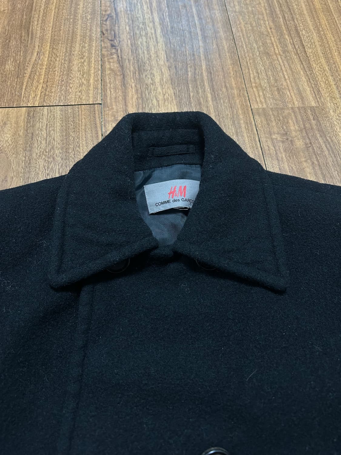 꼼데가르송 h&m 콜라보 피코트 상품이미지3