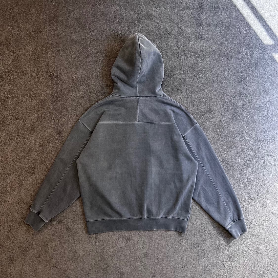 SOVERMENT 워싱 후드 집업 상품이미지3