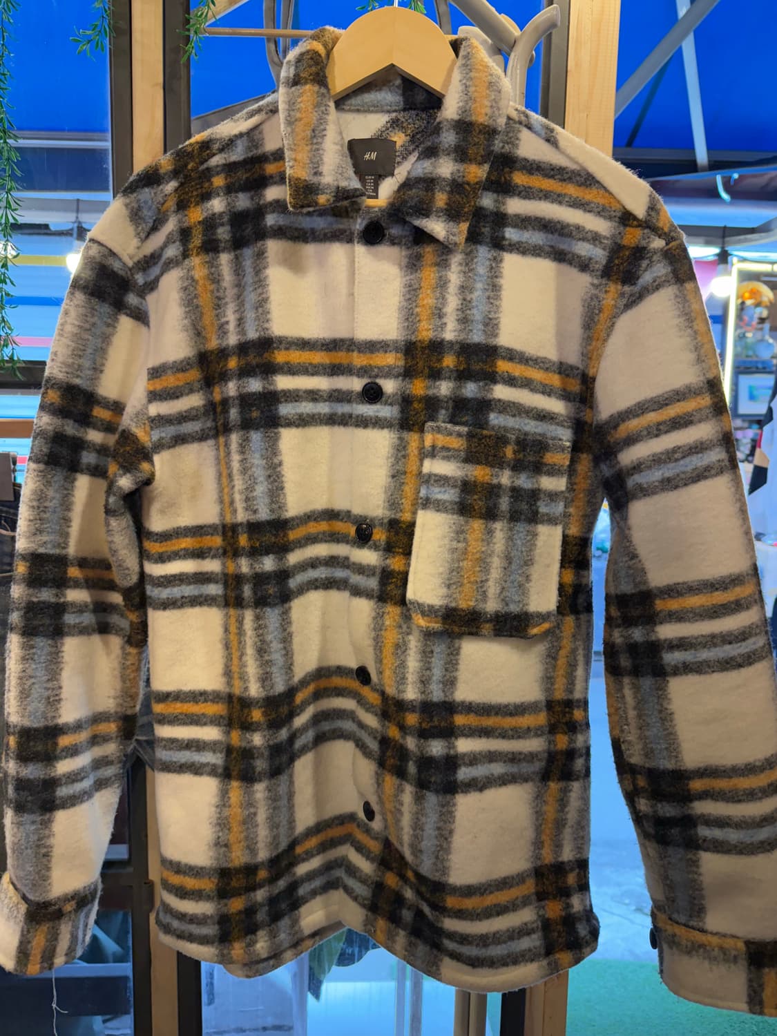 H&M 플란넬 셔츠 자켓 상품이미지1