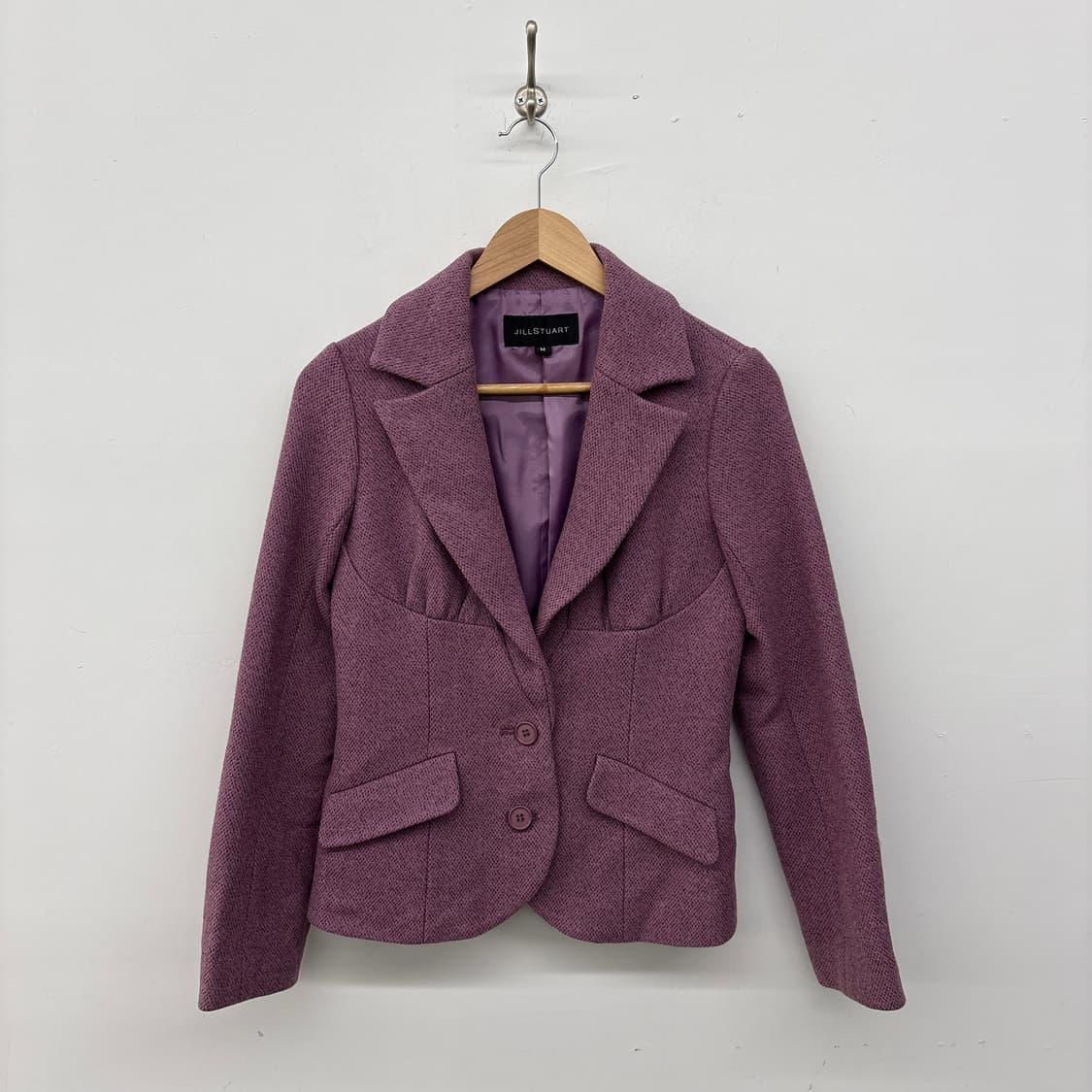 질스튜어트 퍼플 트위드 여성 자켓 여m 상품이미지1