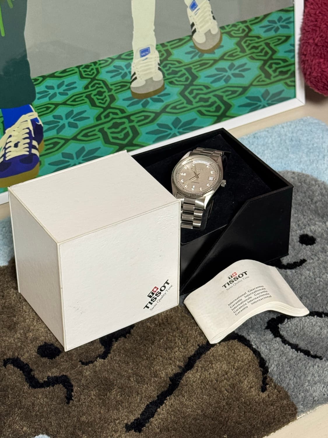 1970-80s 빈티지 티쏘 Tissot 데이데이트 희귀 상품이미지9