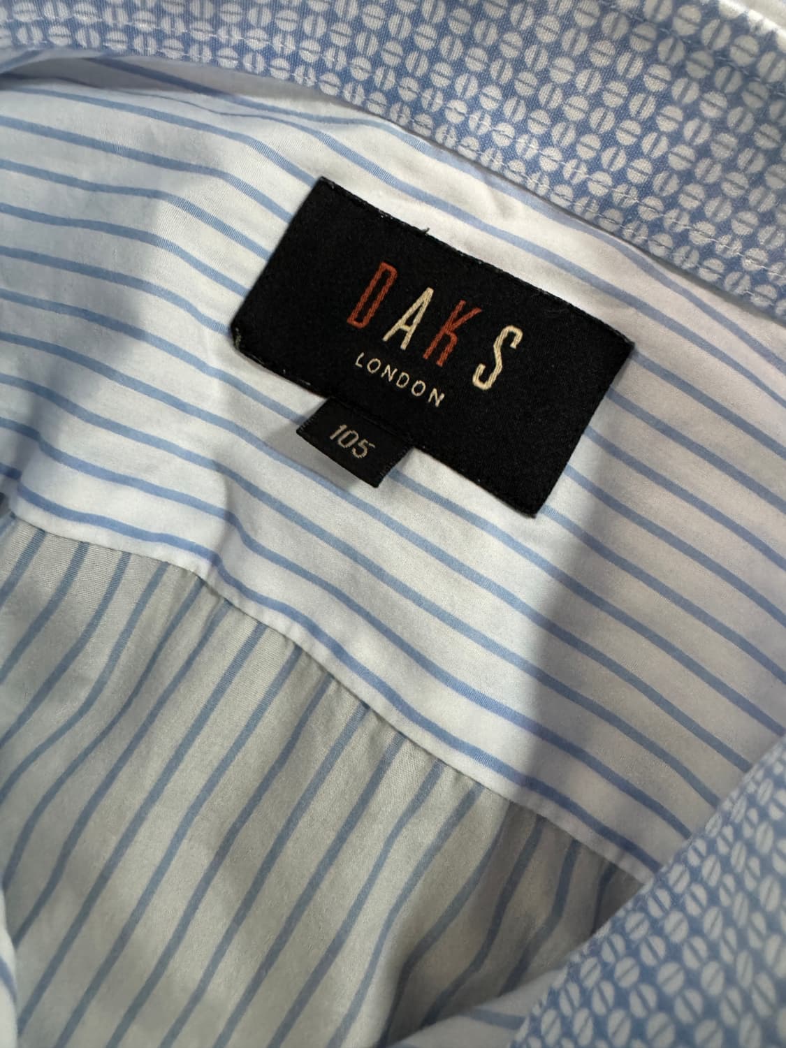 닥스 daks 런던 스트라이프 정장 셔츠 XL 상품이미지3