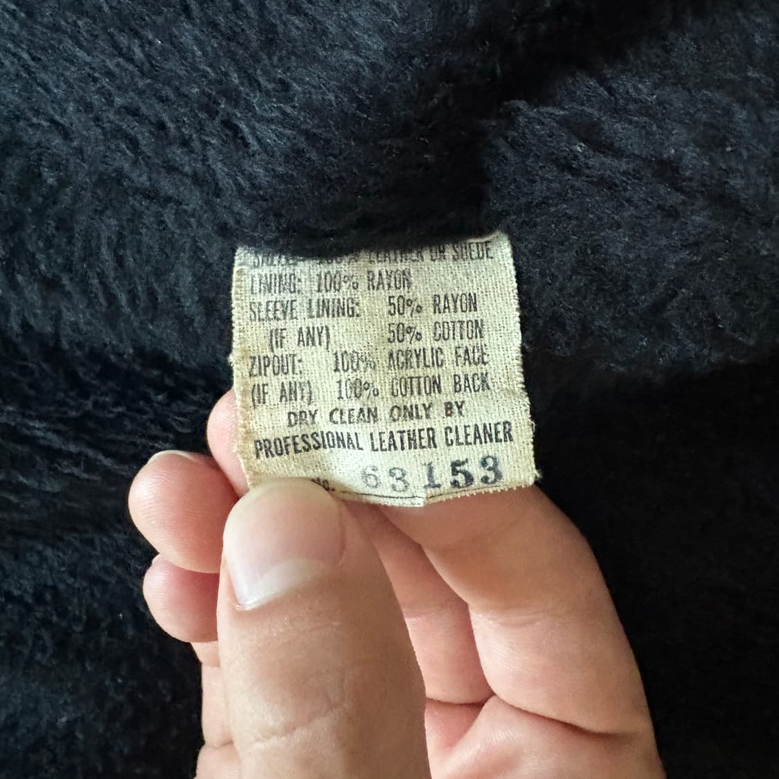 60’s sears 레더 카코트 made in u.s.a 상품이미지10
