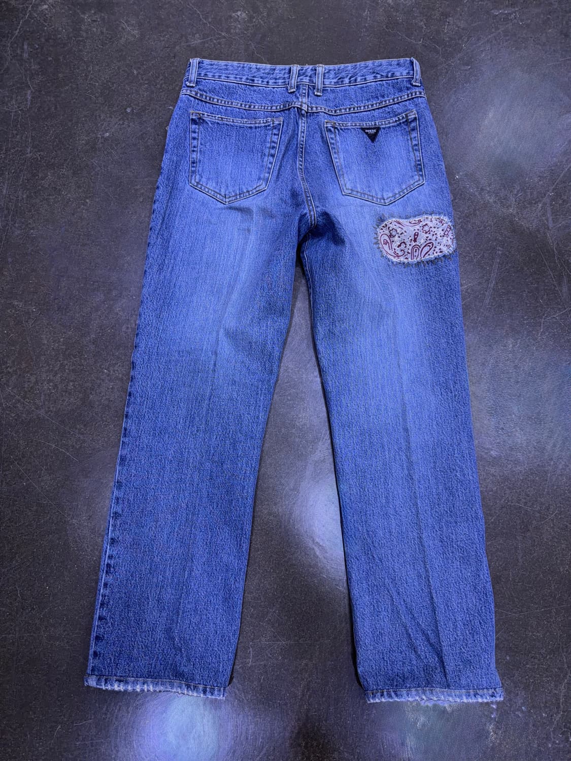 게스 00's 어반핏 페이즐리 리워크 빈티지 데님팬츠 3 상품이미지2