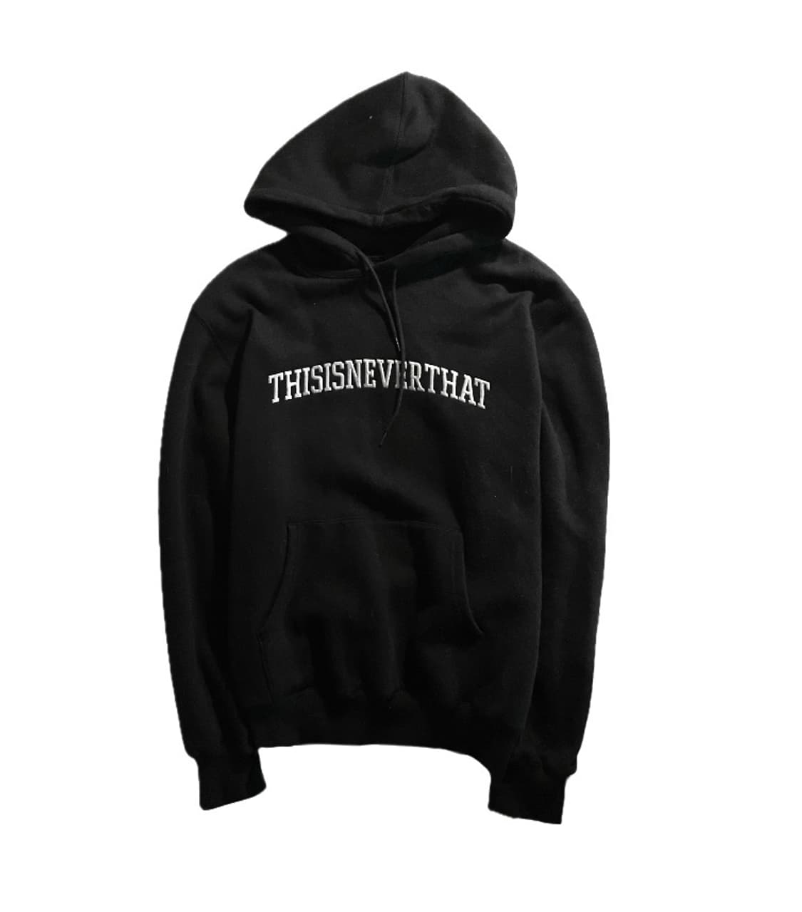 디스이즈네버댓 아치로고 후드티 블랙 상품이미지1