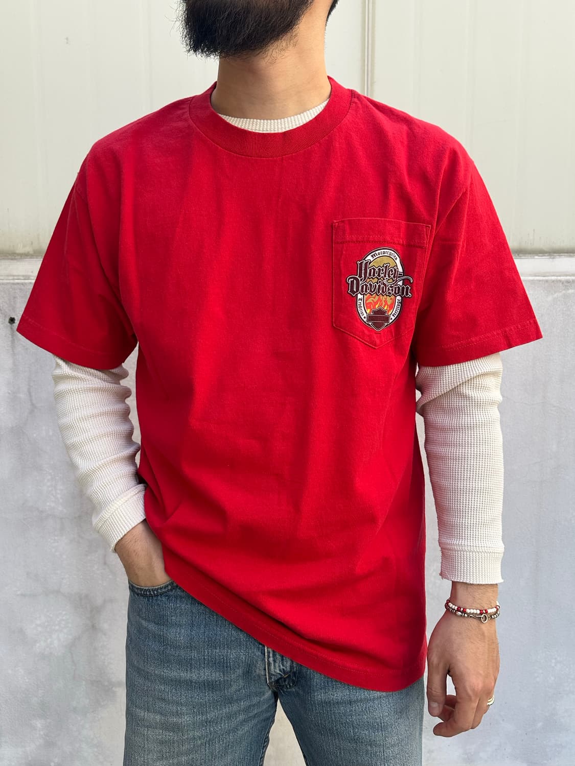 [할리데이비슨] •Vintage Paradise Pocket Tee 상품이미지5