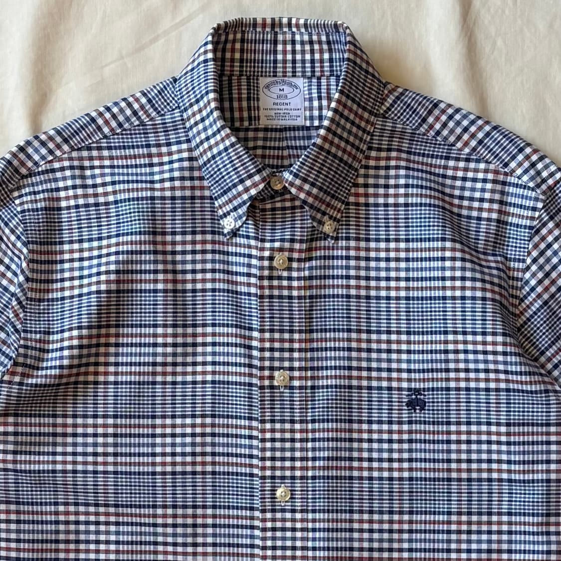 [M/102] Brooks Brothers 멀티 체크 폴로 셔츠 상품이미지2