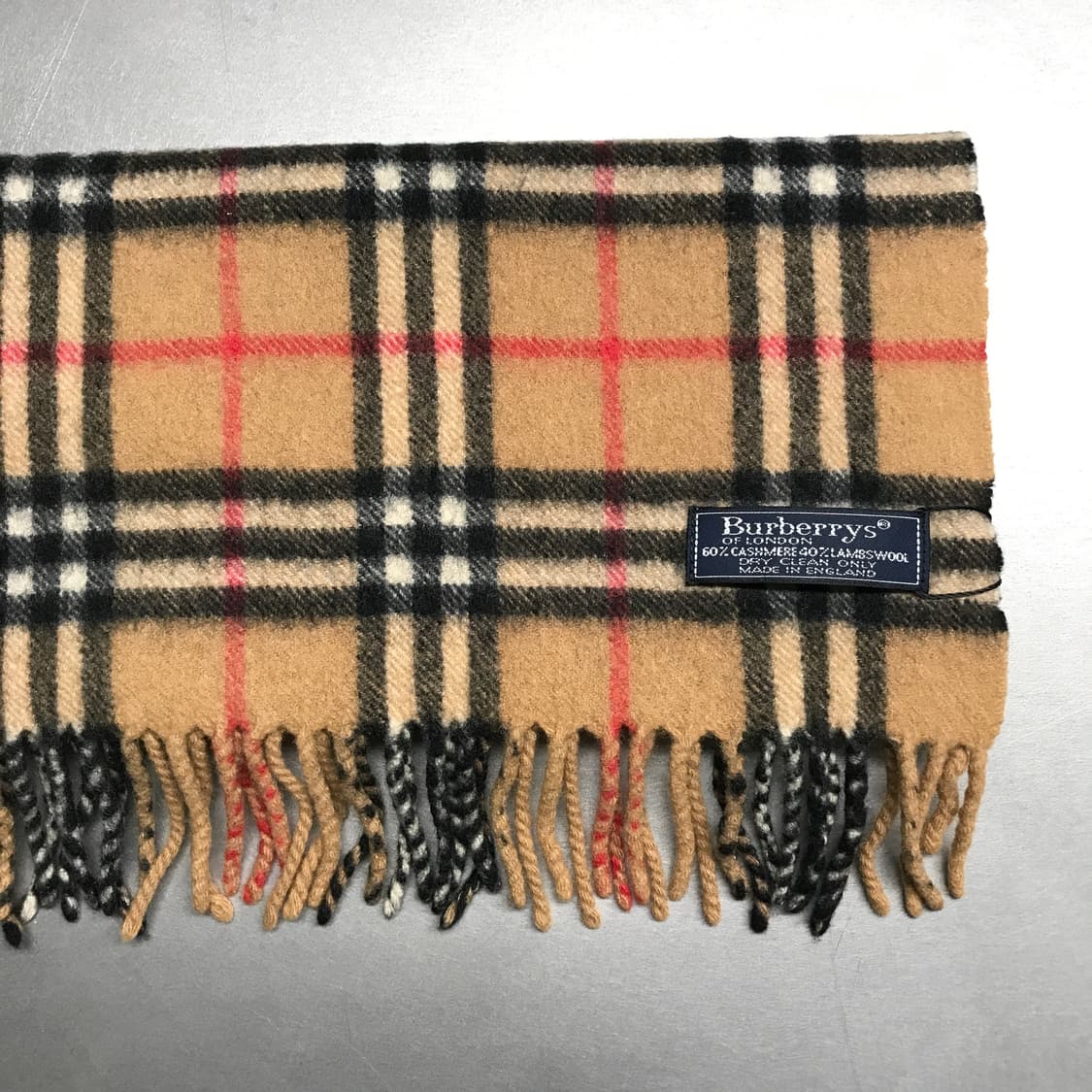 버버리 정품 캐시미어/램스울 머플러 베이지 상품이미지3