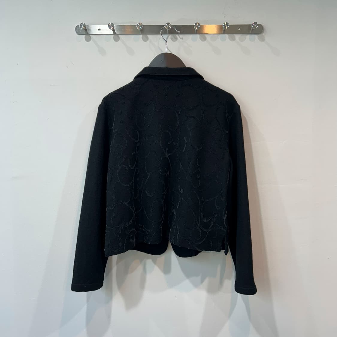 블랙 자가드 버클 자켓 상품이미지9