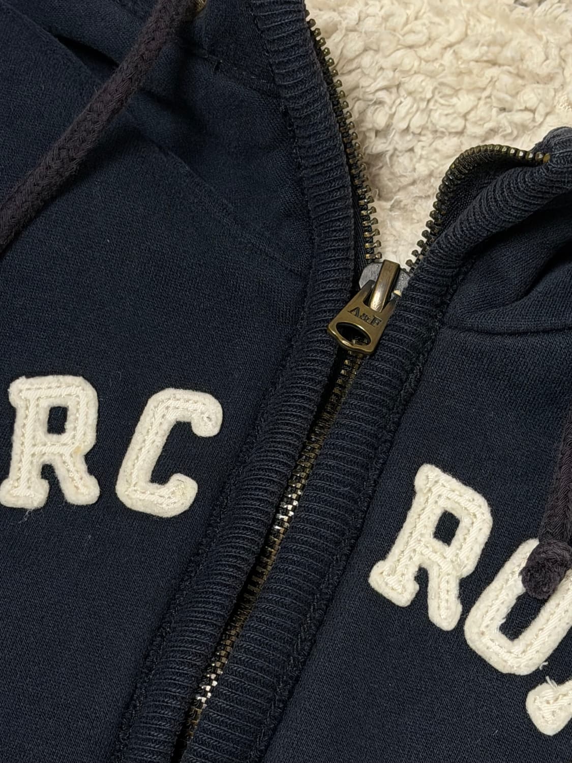 아베크롬비 양털 후드집업 상품이미지2