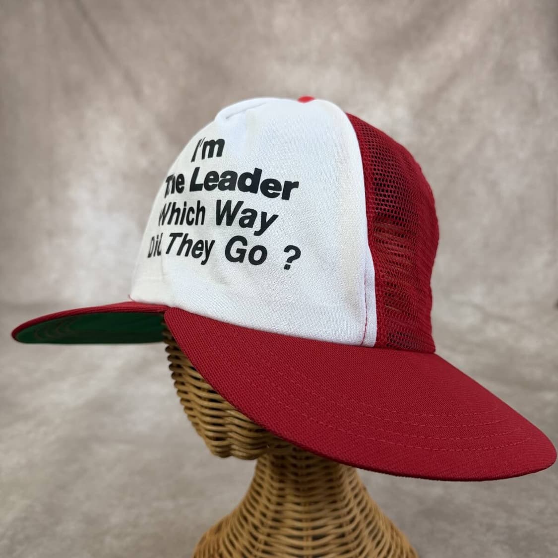 USA제 70＇s VintageCap 다브르브림멧슈캐프렛도 상품이미지5