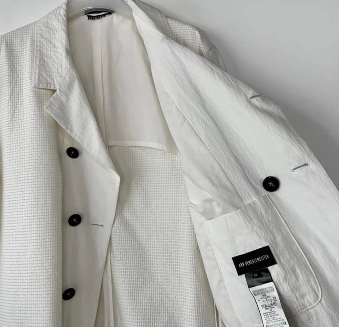 Ann Demeulemeester 앤 드뮐미스터 텍스처 블록 자켓 상품이미지6