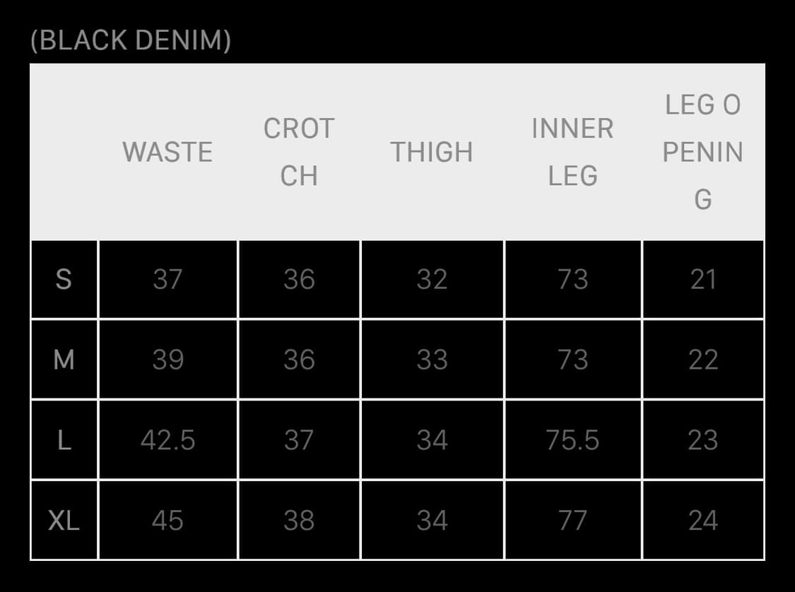 fuckthatnerdshop 팬츠 블랙진 상품이미지3