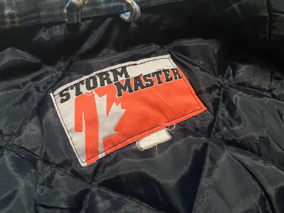 90s 스톰마스터 퀼팅 안감 셔츠 자켓 105-110 상품이미지4