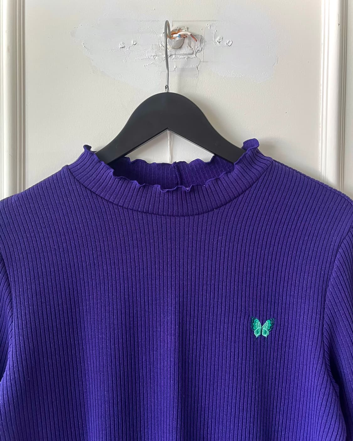 ANNA SUI Purple Golgi Knit Long-Sleeve 상품이미지4