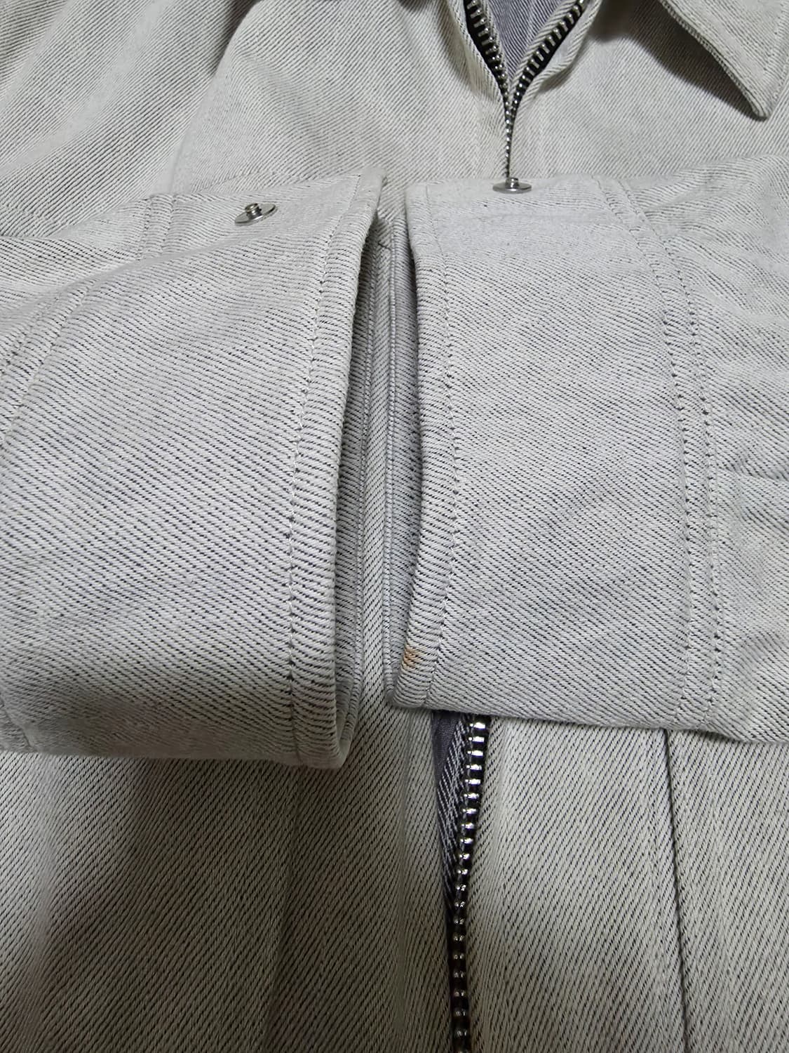 솔리드옴므 아이보리 데님 자켓 48 상품이미지4