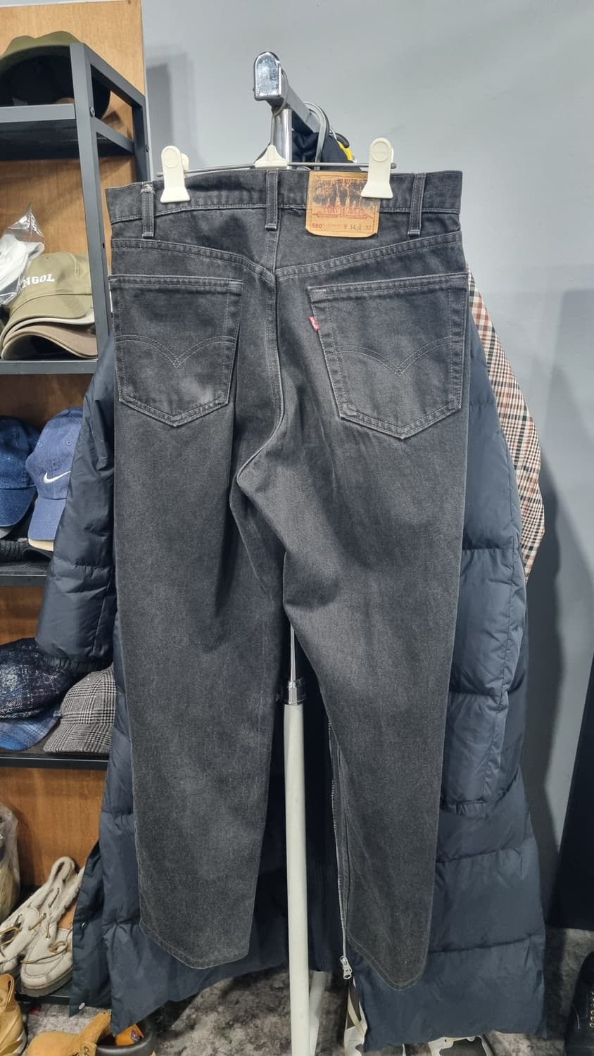 (리바이스550) 90년대 미국제조 블랙진 허리32 상품이미지2