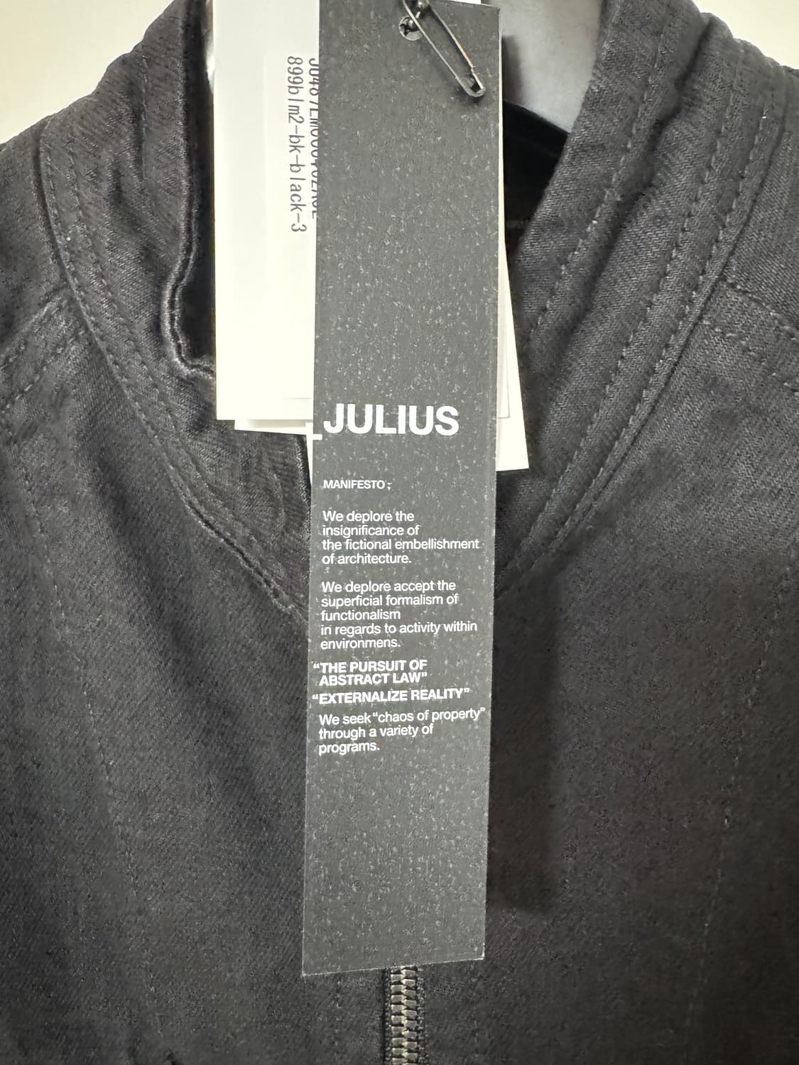 julius_7 25ss 데님자켓_새상품_율리우스 상품이미지3
