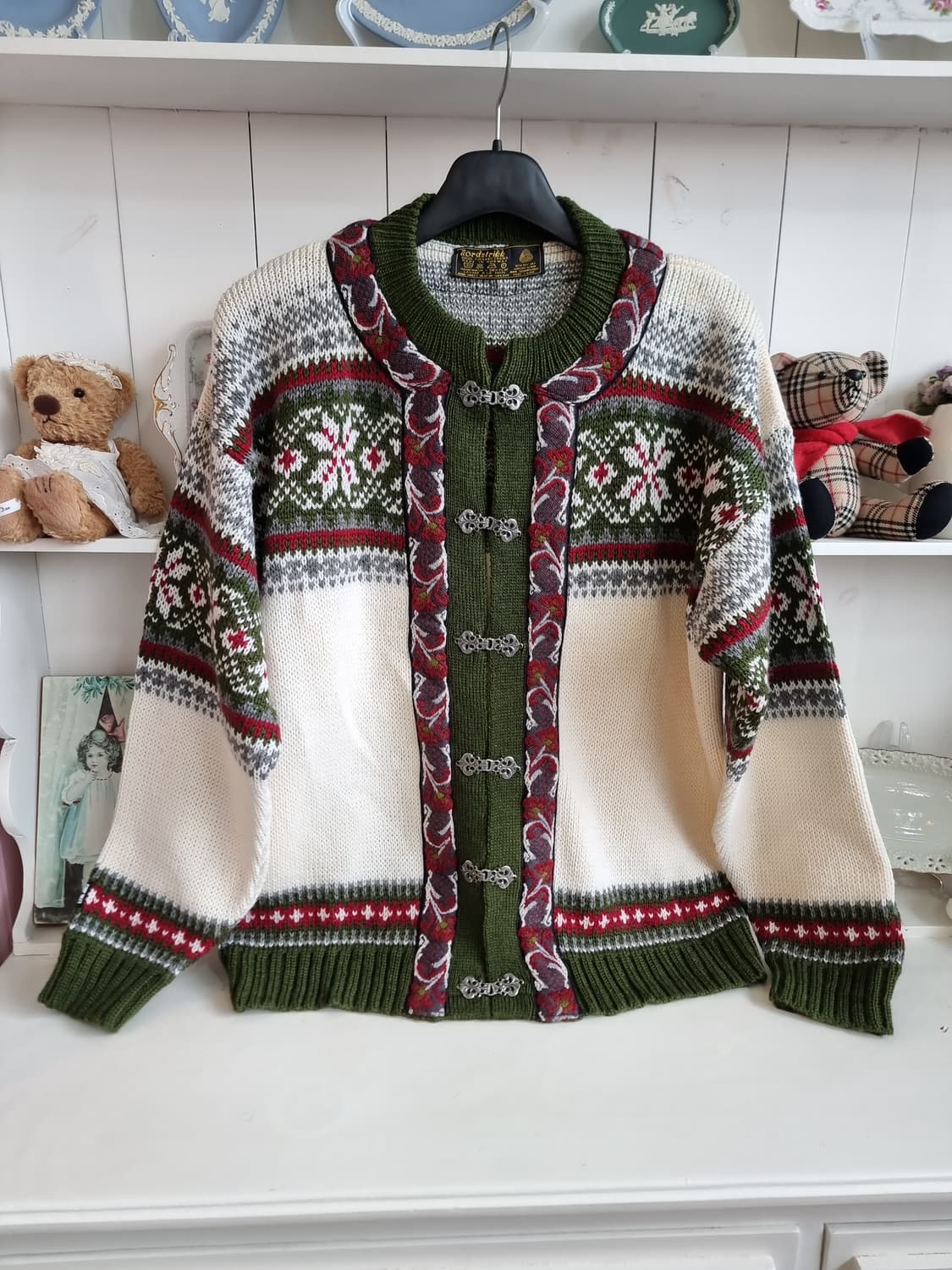 Nordstrikk 노르딕 패턴 울 가디건 상품이미지1